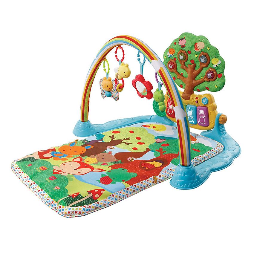 Vtech Tapis D Eveil Volutif Jardin Enchant Des P Tits Copains Blanc