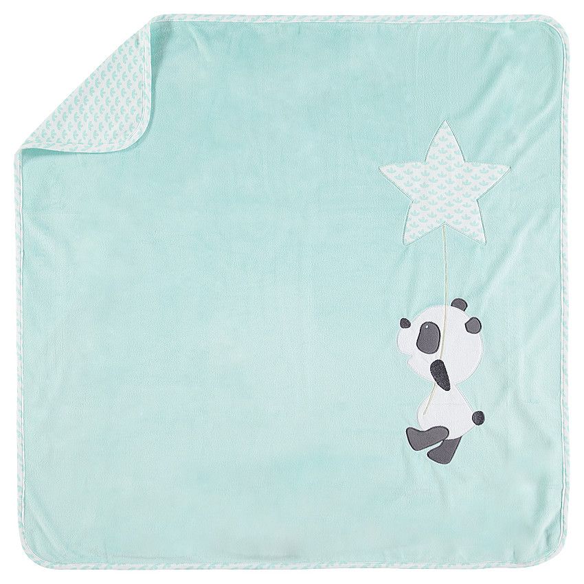 Premaman Couverture En Velours Et Jersey Avec Panda Brode Bleu Literie Sommeil Orchestra Premaman Couverture En Velours Et Jersey Avec Panda Brode Bleu Literie Sommeil Orchestra