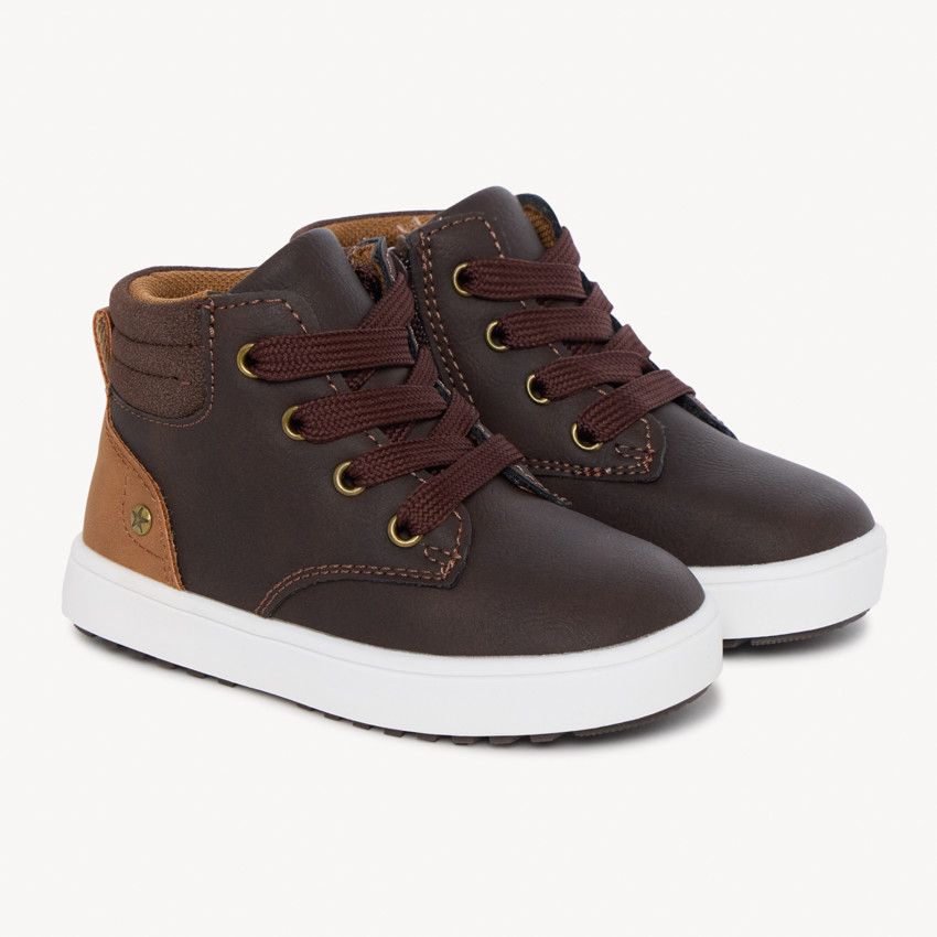 Chaussures Bébé Garçon Walkmates, Style Brogue Marron - Occasion, Bon état Général