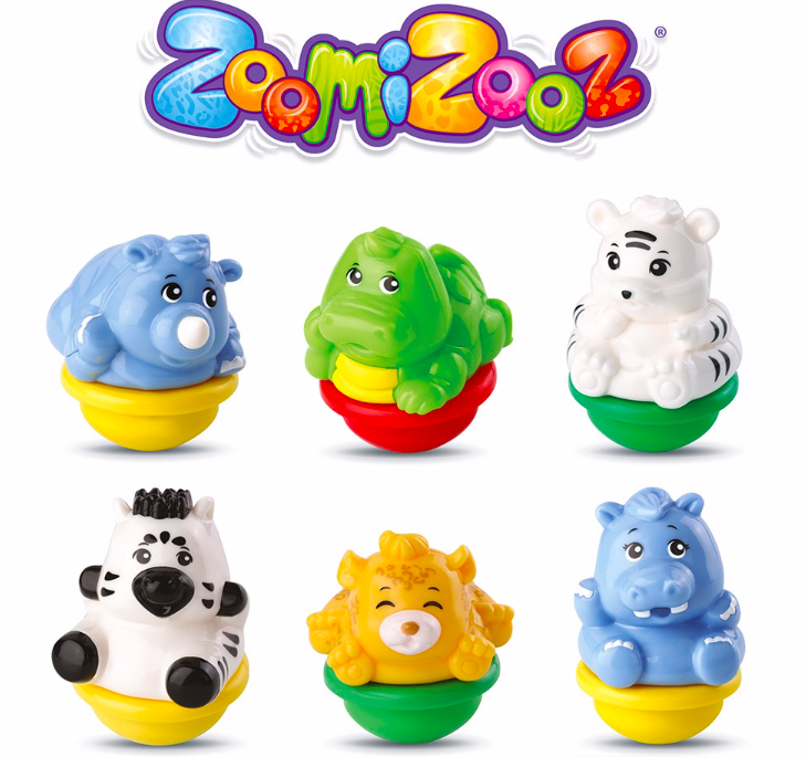 Vtech ZoomiZooz 80-439004 Lot de 6 Animaux Sauvages Multicolore