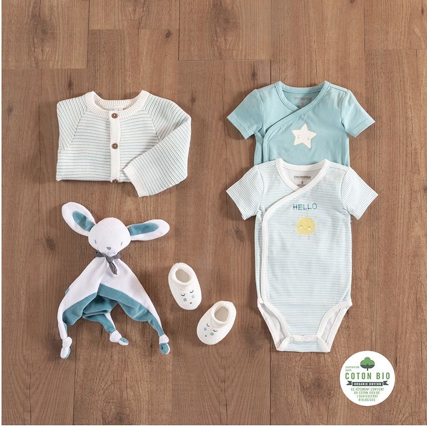 Lot De 2 Bodies Bébé Prématuré Niccolas B - Message 'I'm A Little Miracle'