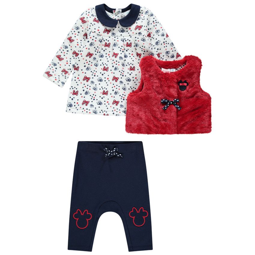 Ensemble Bébé Fille 3 Pièces Little Princess - Taille Naissance à 3 Mois - Neuf