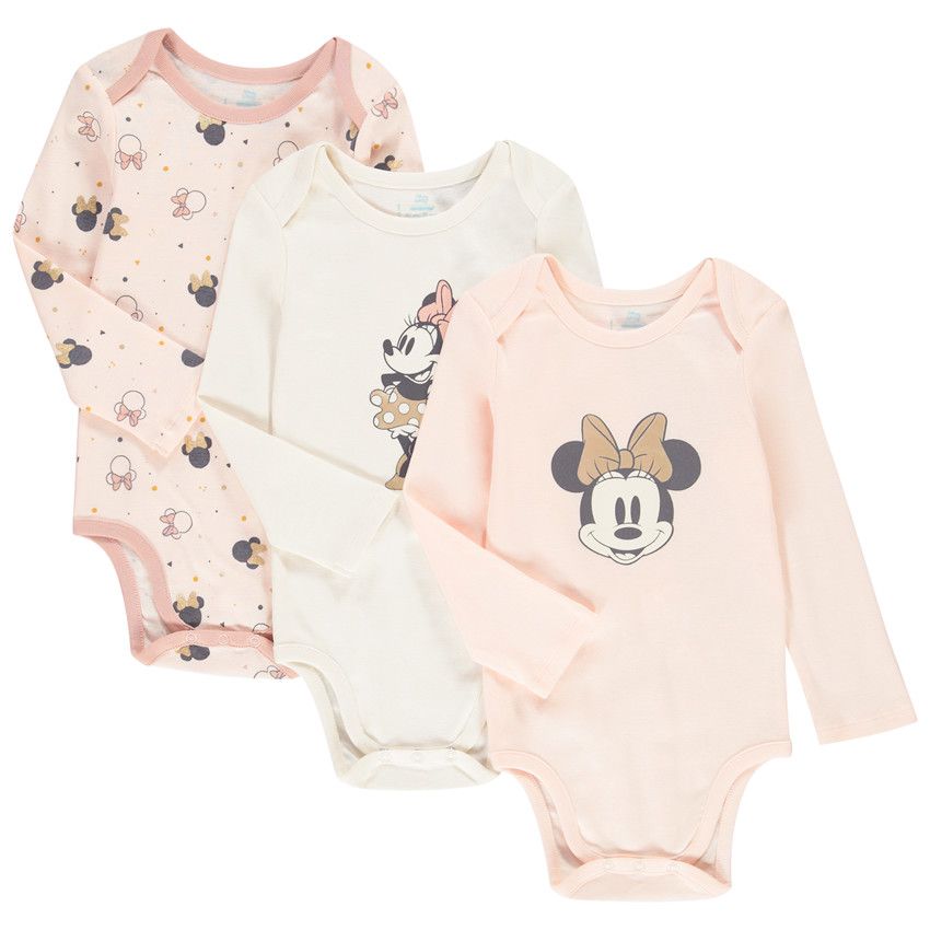 NEXT Body à Manches Longues 100% Coton Pour Bébé, Lot De 5 Naturel 3 Mois