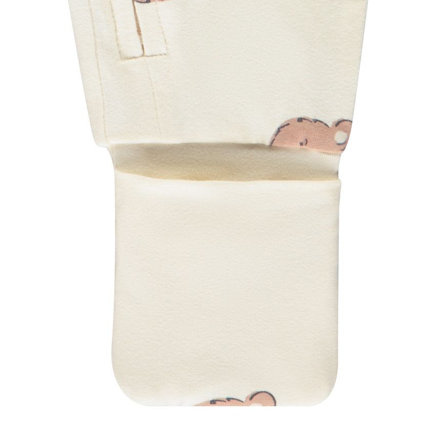 Pyjama Bébé Garçon Next "Dors-bien" | Body Ours Texturé Bleu 12 Mois, Velours Doux, Manches Longues, Boutons-pression