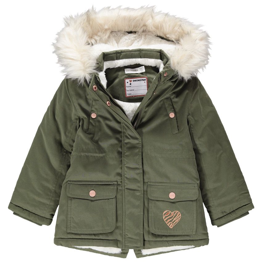 Parka veste manteau pilote Fille Orchestra