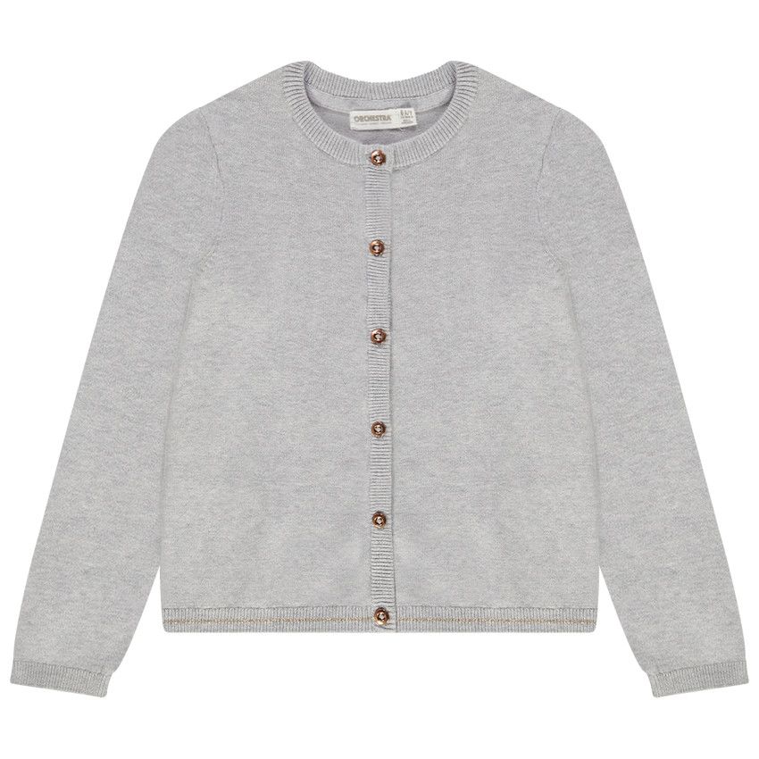 Sweat/Pull Orchestra Pour Garçon 12 Ans – Gris Chiné – Occasion En Excellent État – Coton