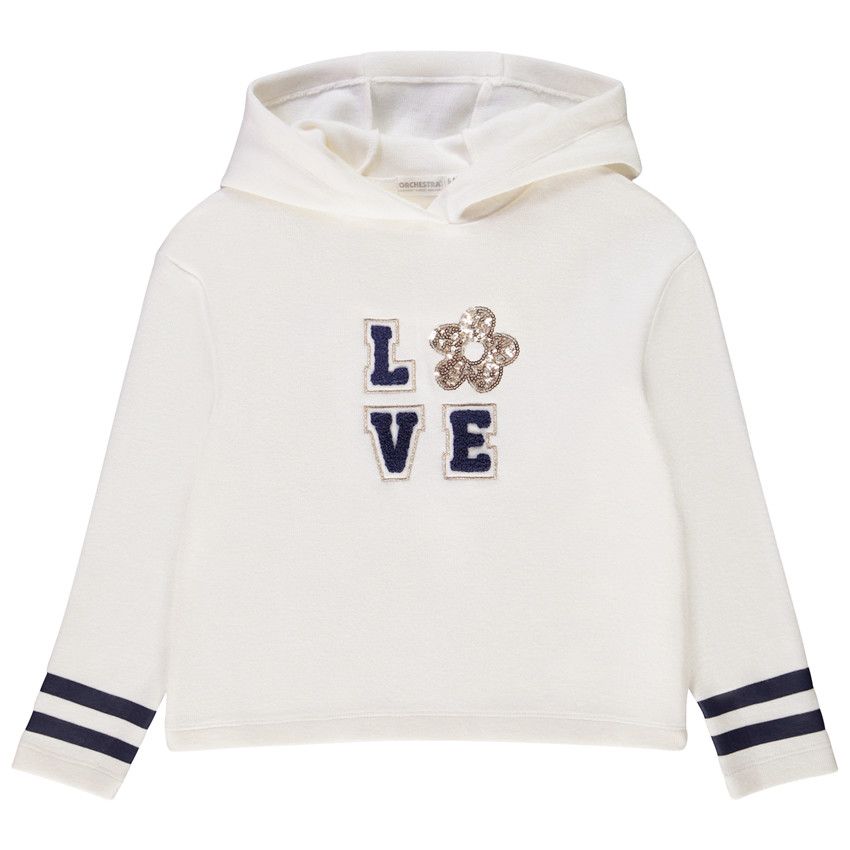 Pull gilet sweat Fille Orchestra