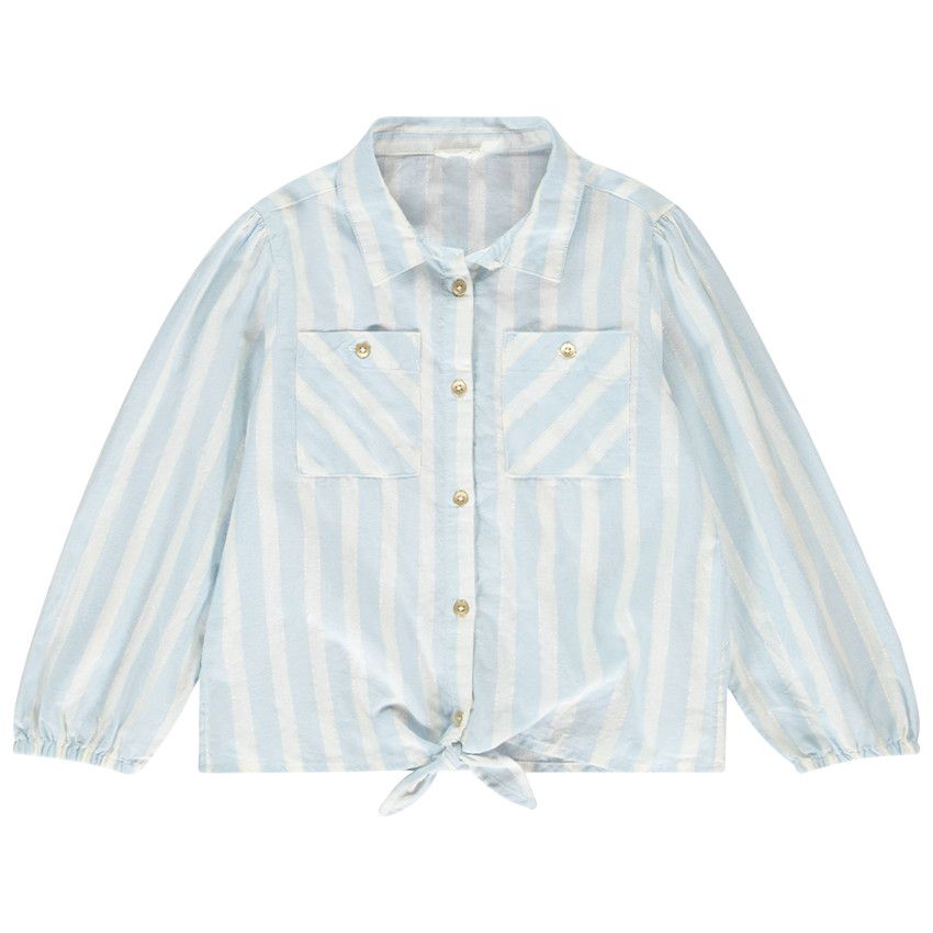 Chemisier Fille – Col Festonné – Imprimé – Taille 8 – Neuf Avec étiquette
