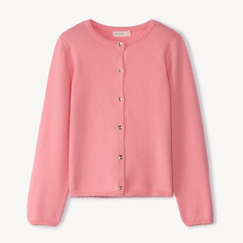 Pull en tricot effet dégradé pour fille Rose bonbon - 12 ans Pull en tricot effet dégradé pour fille Rose bonbon - 12 ans