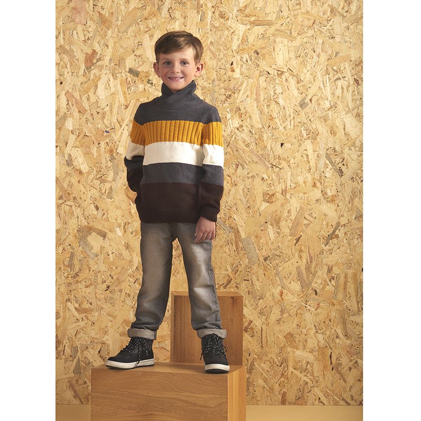 Ensemble garçon marine 11-12 ans TEX : le sweat zippé + le pantalon à