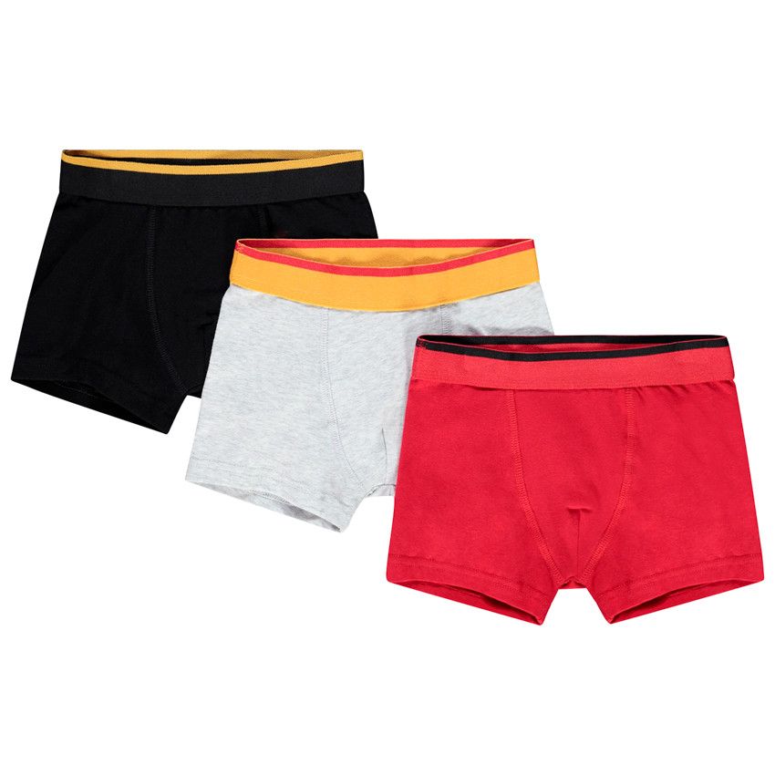 Lot De 8 Slips Boxer Garçon FedMois - 95% Coton - Confortables - Pour 3 à 11 Ans - Multicolor