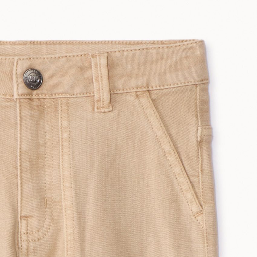 Pantalon chino uni - Blanc - Bébé garçon - 9.00