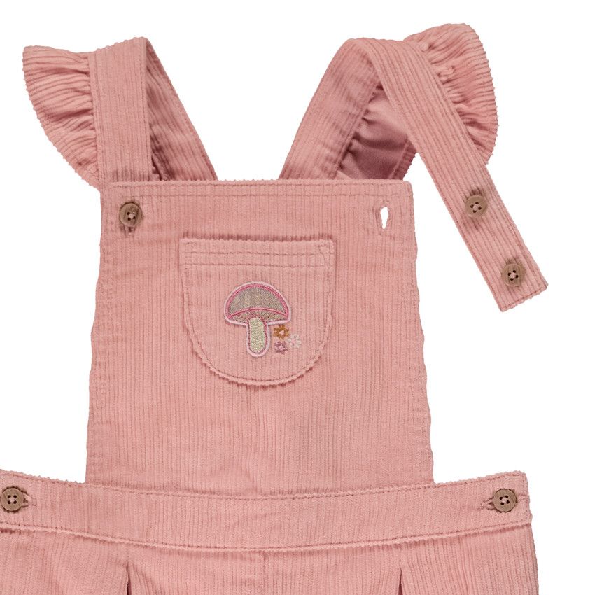 Bonton - Salopette Velours Côtelé Icare - Rose