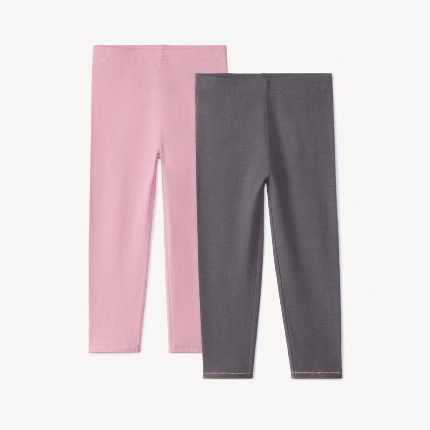 Vertbaudet Lot De 2 Leggings Longs Bébé Fille - Confort Et Style
