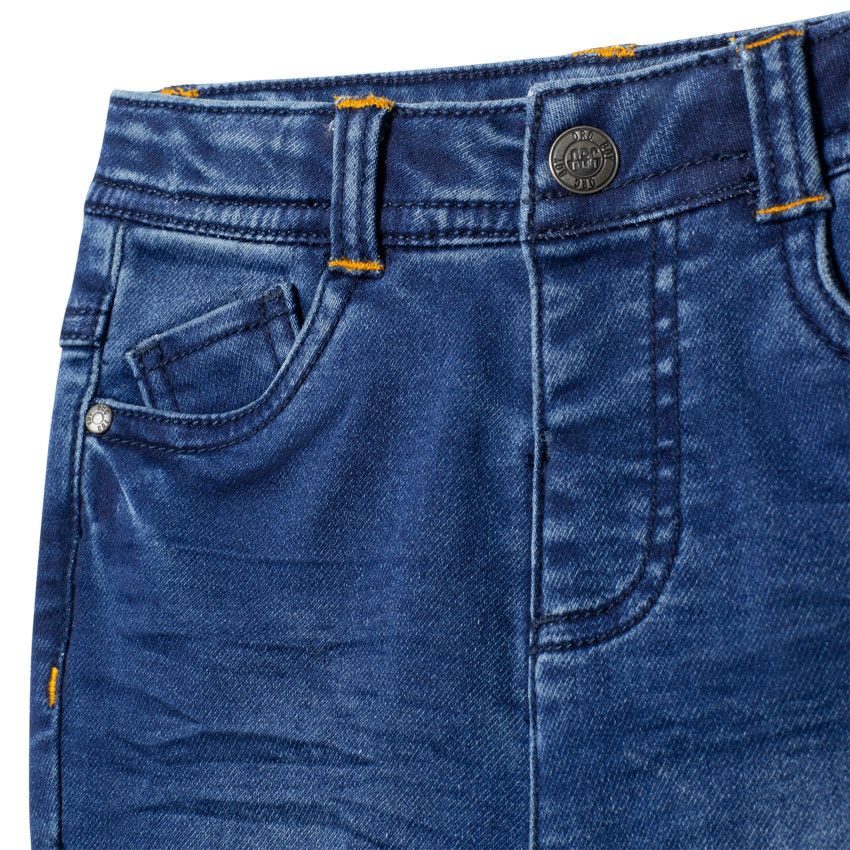 Veste Jean Pour Bébé Garçon TANK - Taille 12 Mois, Coton Bleu, Fermeture Boutons | Occasion En Parfait état