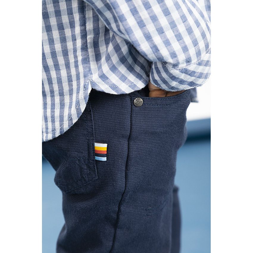 Jean Garçon Mini Boden étoiles Bleu - âge 9 Ans - Taille Réglable - Occasion