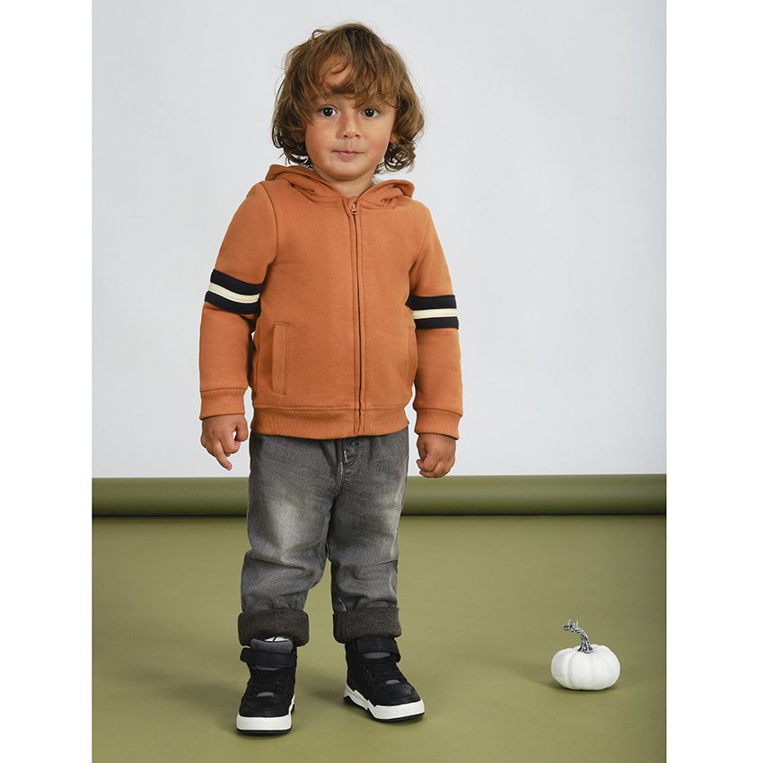 TupTam Lot De 3 Pantalons Bébé Garçon Avec Pieds En Coton Doux - Confortable Et Chaud Pour Nouveau-Nés