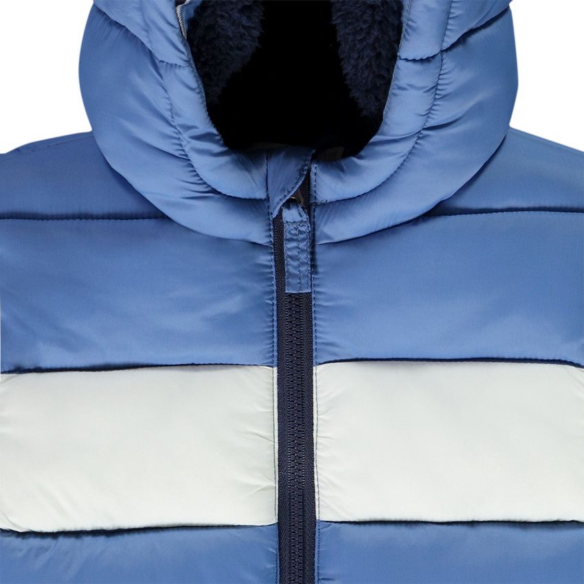 Doudoune Sans Manches Enfant Capuche Hiver Léger Matelassé 3-4 Ans - Rose