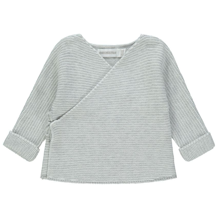 Brassière Bébé En Laine Tricotée - Taille Naissance - Fait Main Multicolore