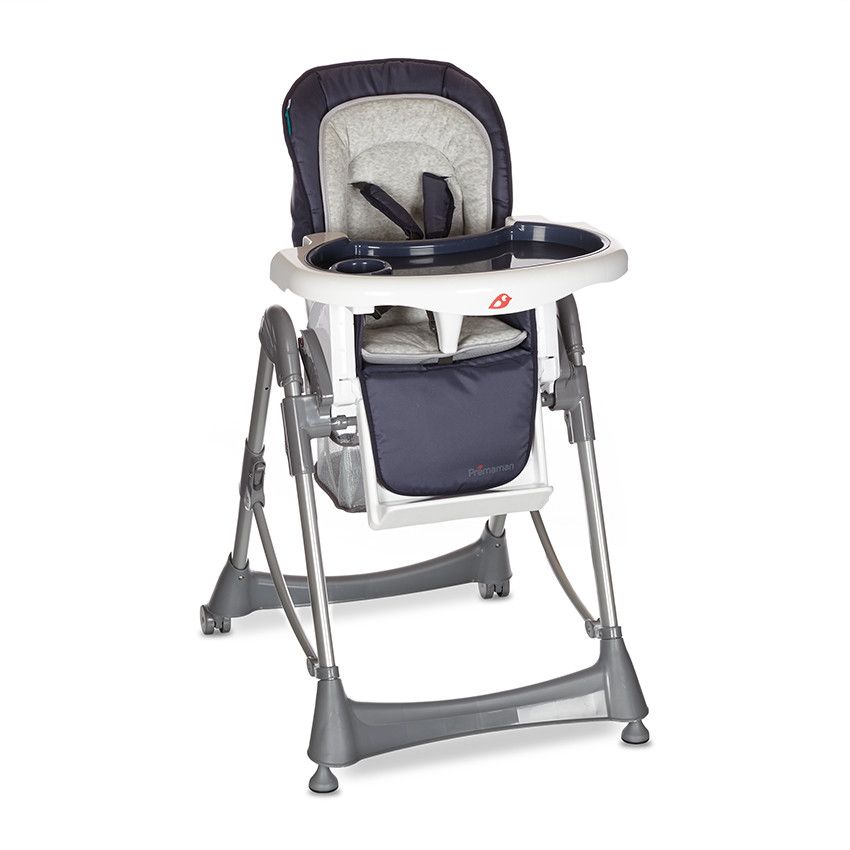 PREMAMAN Chaise haute Luxe Métal Bleugris Multicolore Chaises