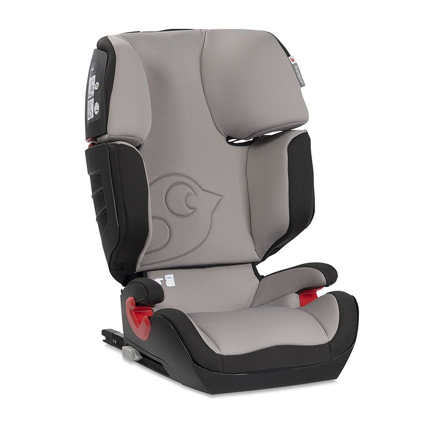 PREMAMAN Siègeauto Radon Fix Groupe 2/3 (de 3,5 ans à 12 ans) avec Isofix Gris Beige Groupe