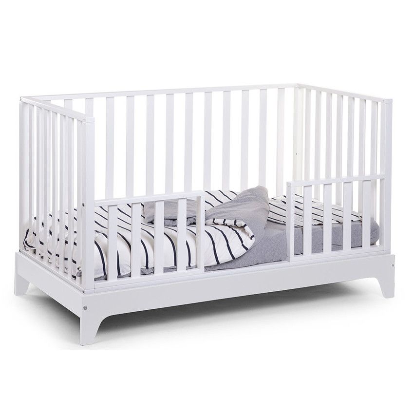 Childwood Lit Blanc Cadre Blanc - 70 x 140 cm Vert/Jaune - Chambres et lits  - Sommeil - Orchestra