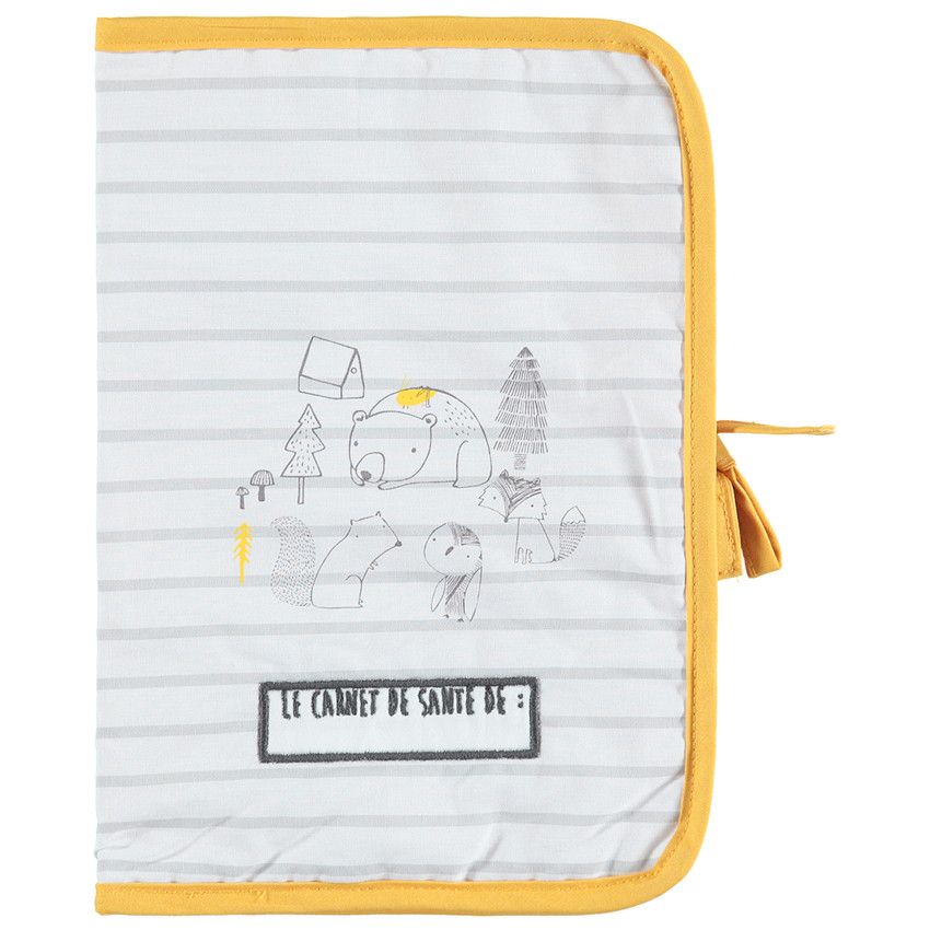 Premaman Protege Carnet De Sante En Jersey A Nouer Blanc Decoration Sommeil Orchestra