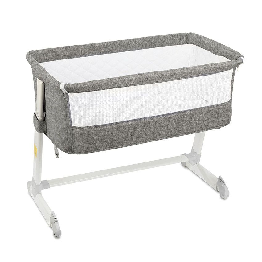 PREMAMAN Berceau Calinou - Gris Beige - Chambres et lits - Sommeil -  Orchestra