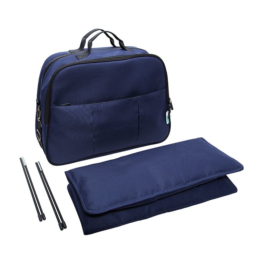 PREMAMAN Sac à langer berceau en Dobebedo Bleu marine