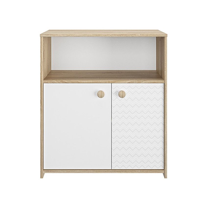 GALIPETTE Armoire 2 portes INTIMI Bleu Mobilier Sommeil Orchestra