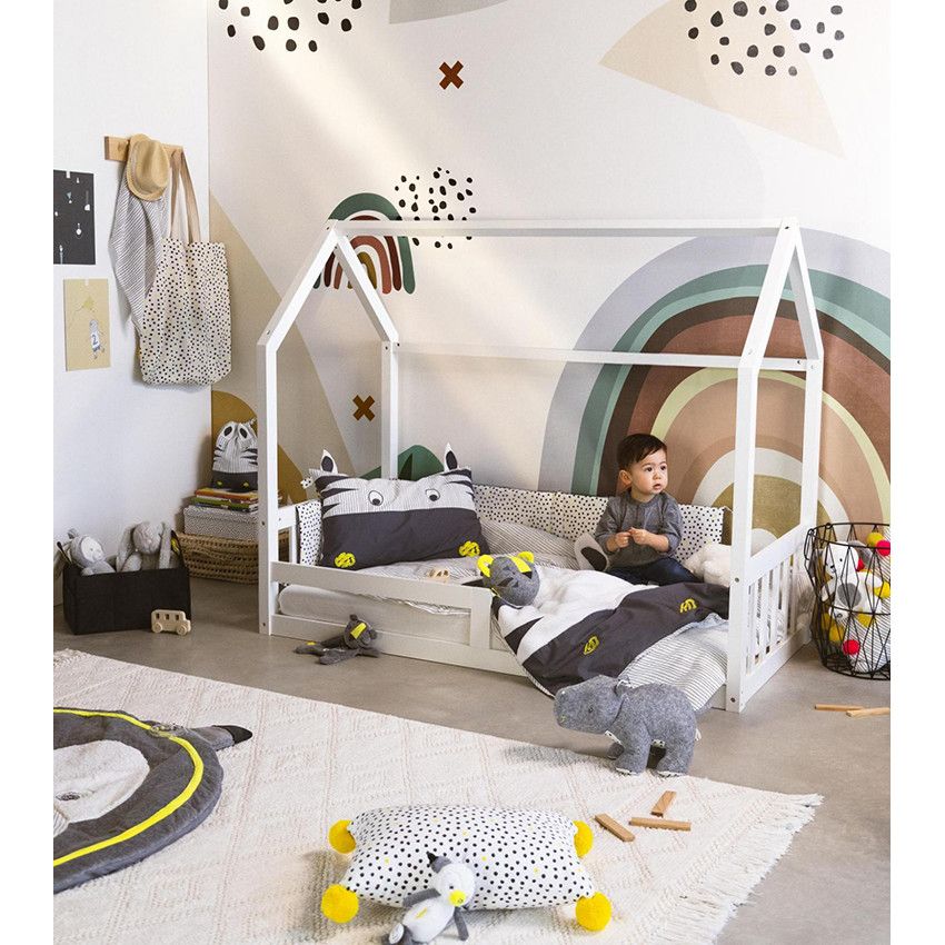PREMAMAN Parure de lit avec housse de couette et taie d oreiller
