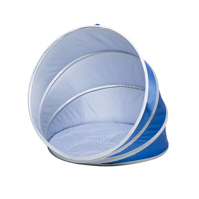 PREMAMAN Tente De Plage Anti UV Bleu Transparent Lits Tentes premaman-tente-de-plage-anti-uv-bleu-transparent-lits-tentes