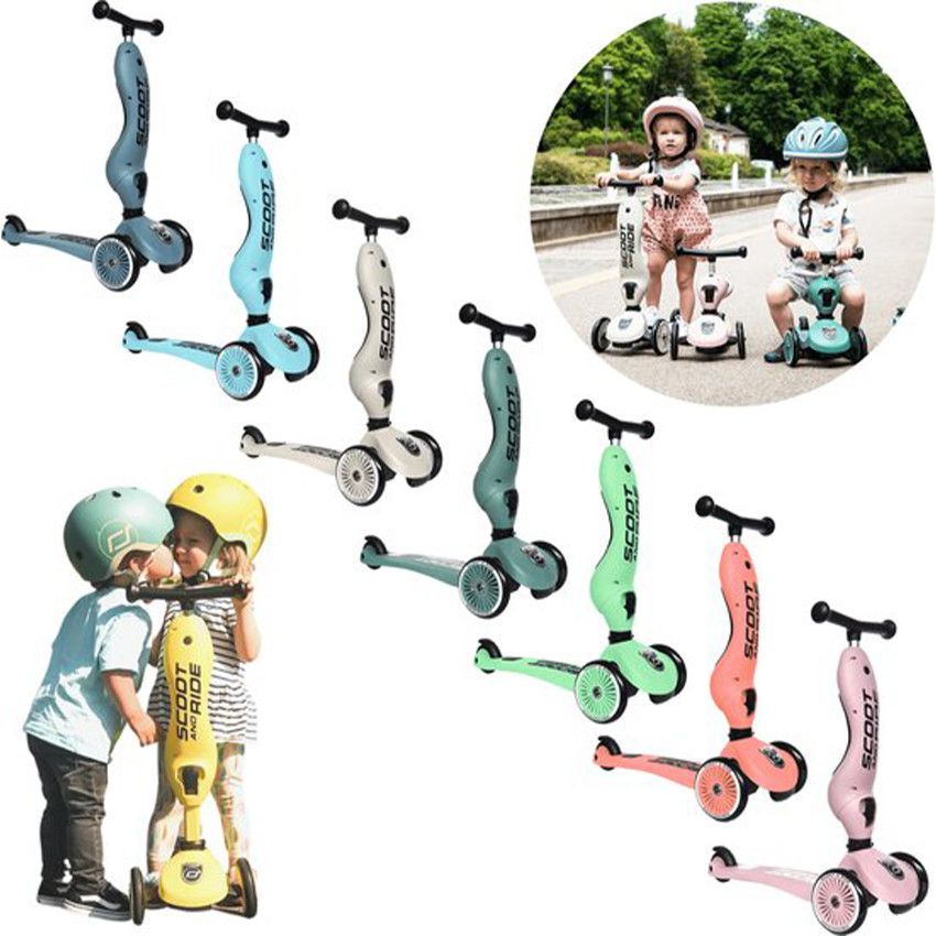 Scoot & Ride Unisex – babyhelm XXS European Headform Helm, olijf