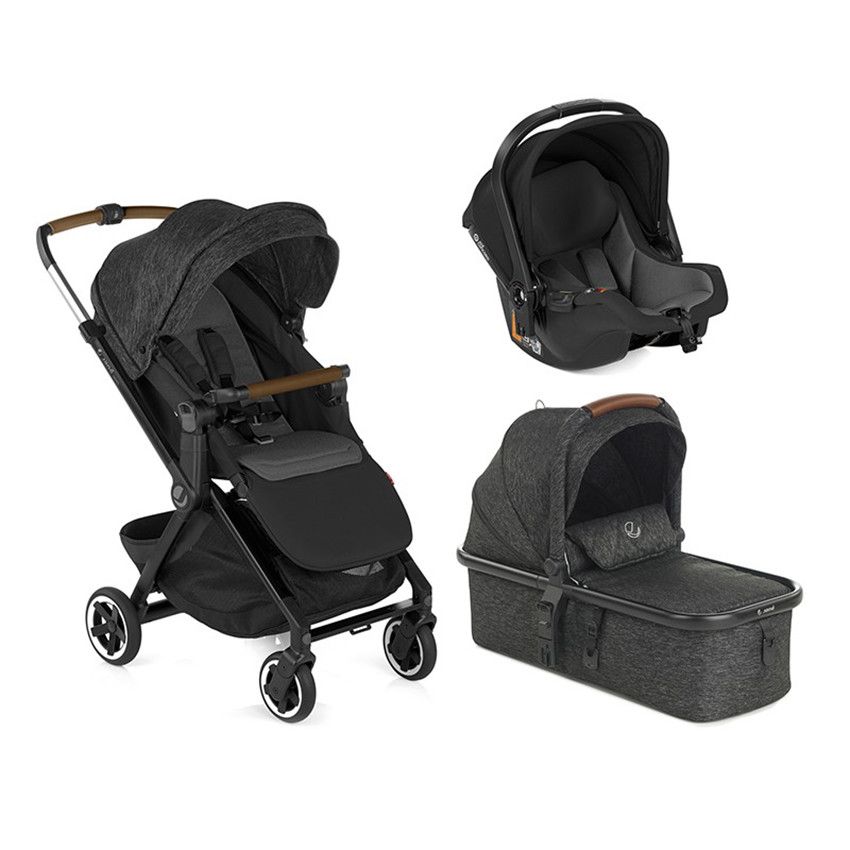 Poussette 3 en 1 Newel cold black