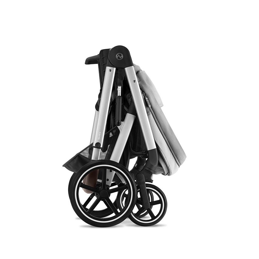 CYBEX Poussette Balios S Lux 2023 Châssis Silver / Siège Lava Grey