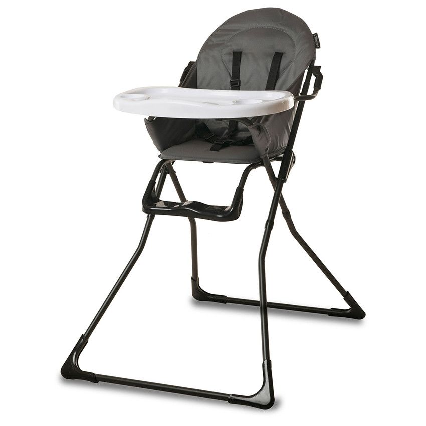 Premaman Chaise Haute Theo Anthracite Beige Chaises Hautes Et Coussins Repas Orchestra