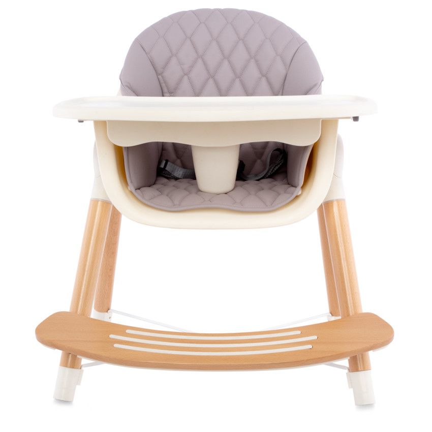 Chaise Haute PREMAMAN Vaniya Gris