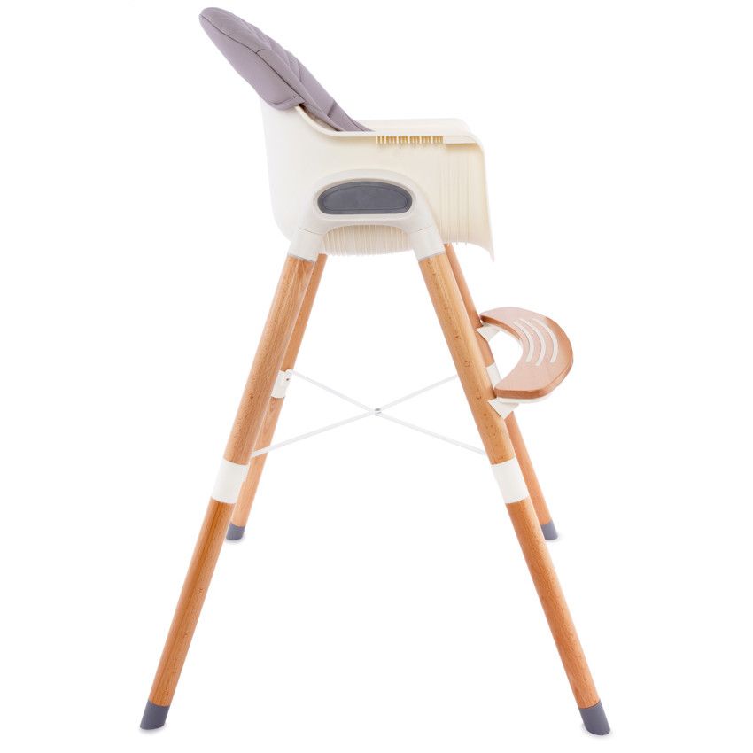 Chaise Haute PREMAMAN Vaniya Gris