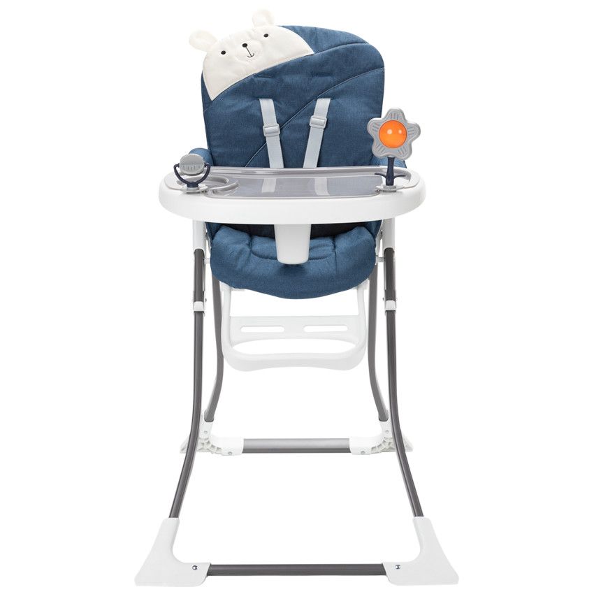 PREMAMAN Chaisehaute fixe avec jouets intégrés Teddy B 2.0 Vert
