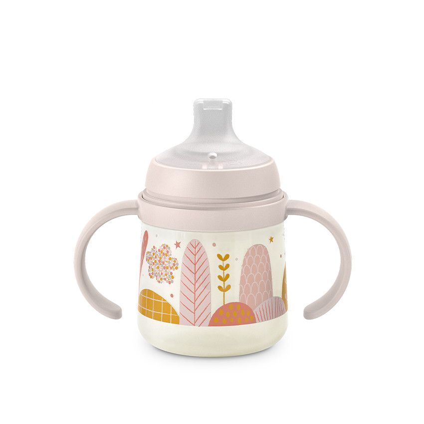 Tasse D'Apprentissage Suavinex Avec Anses | Bec Silicone Souple Anti-Colique | 270 Ml | +6 Mois | Vert