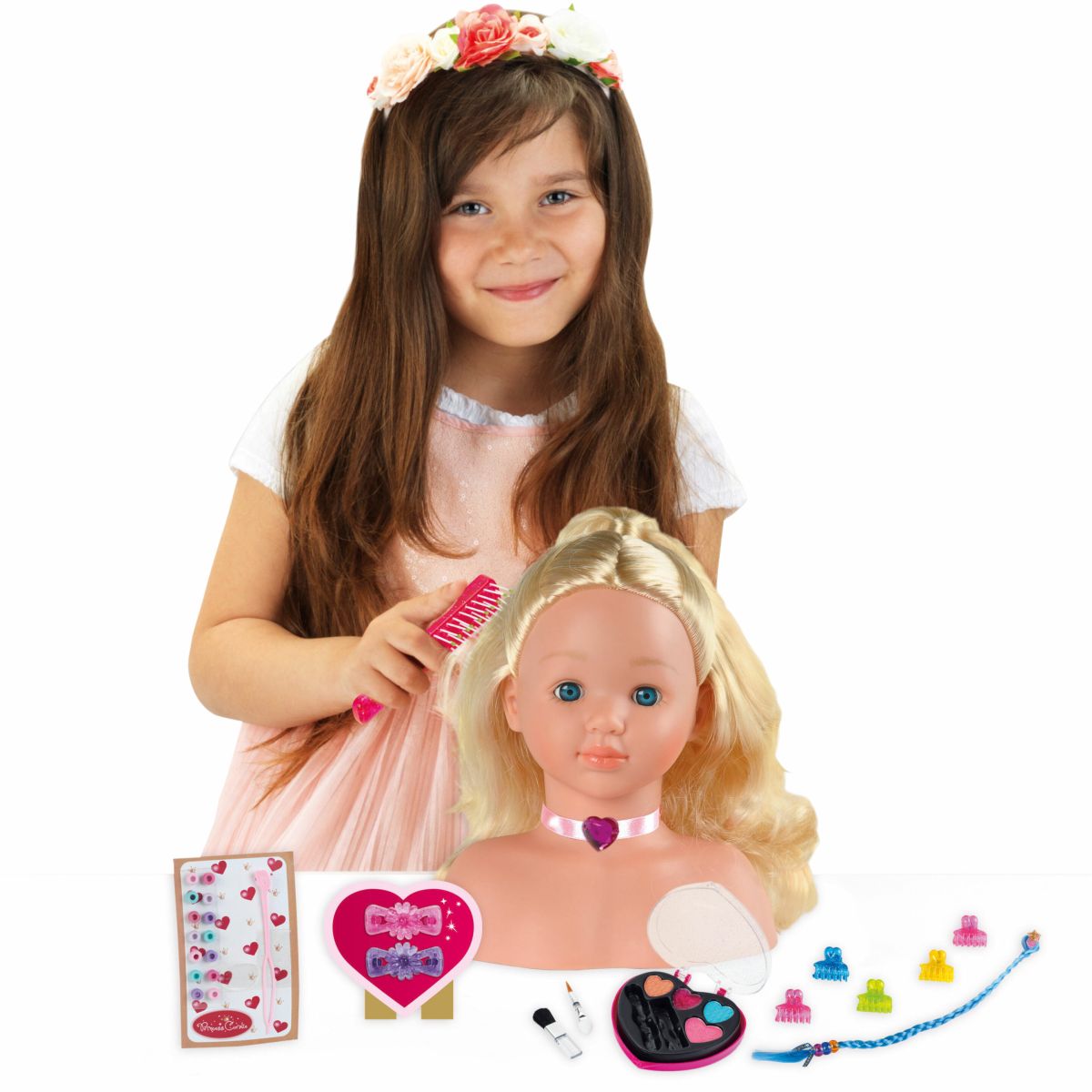 Ensemble Coiffure Enfants Fille Ensemble Coiffure Jouet Tête à Coiffer