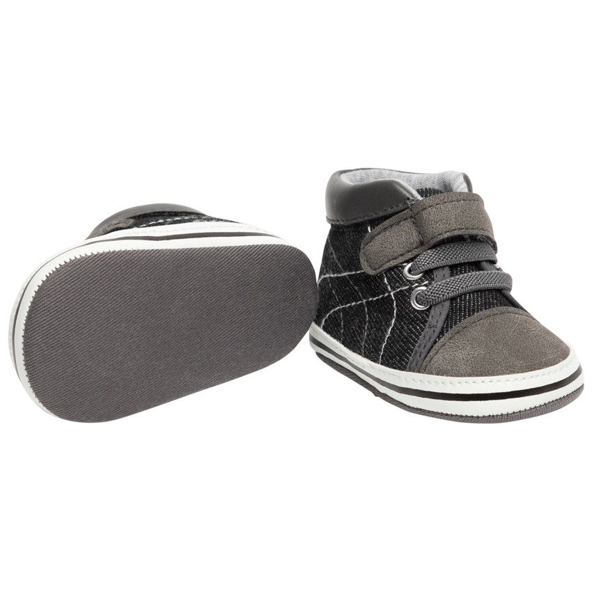 Chaussons Landau Renne Bébé Garçon/fille - Taille 12 Mois, Bourgogne - Neuf Avec Défauts
