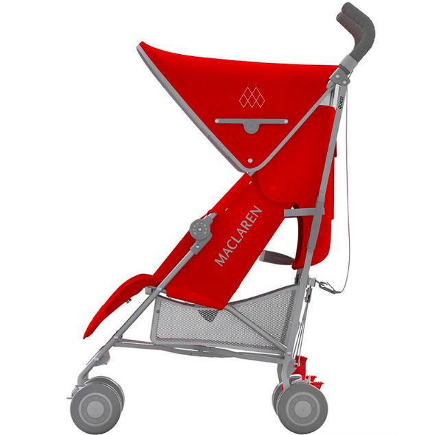 Maclaren Poussette canne Quest Cardinal/Silver rouge Poussettes Poussettes Orchestra