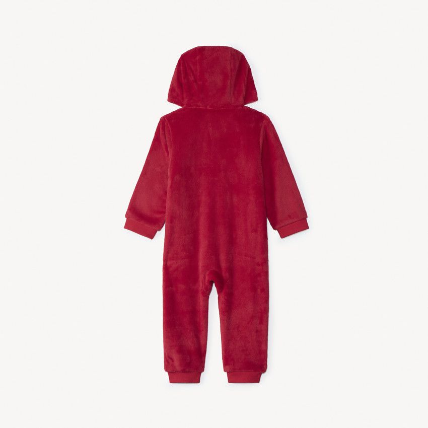 Huttam Combinaison Polaire Bébé Fille 0-18 Mois - Pyjama Chaud Chien Mignon Ou Renne Noël Avec Capuche