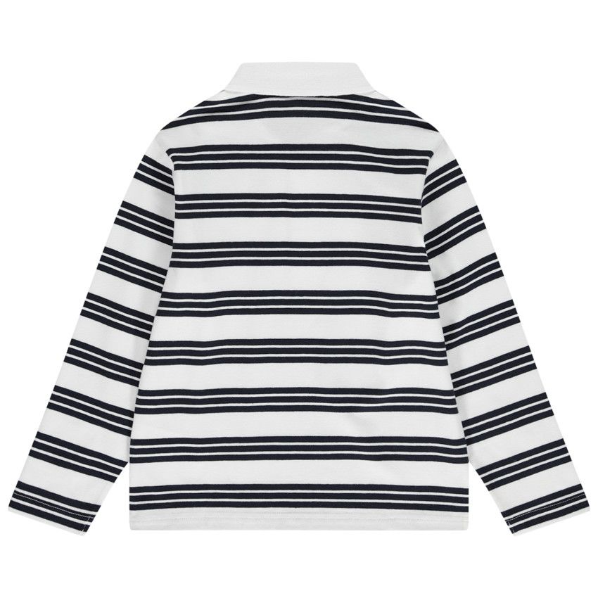 Pull rayé à manches longues pour enfants, en coton, pour