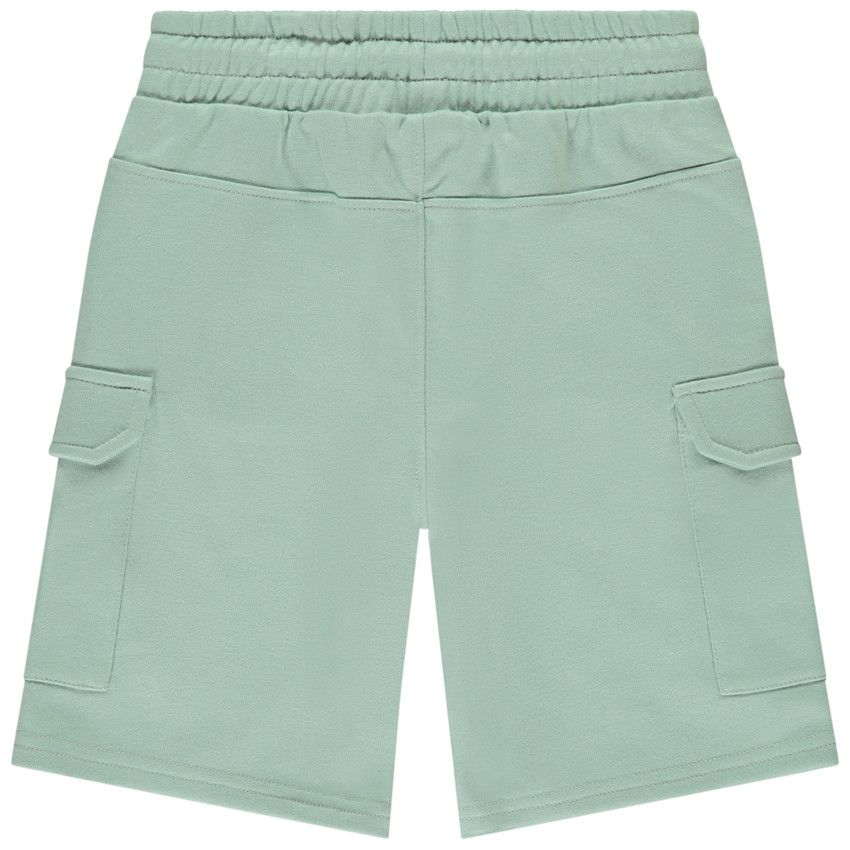 Short Cargo Garçon YoungSoul - Tissu Coton - Poches Contrastées - Taille Élastique - Été