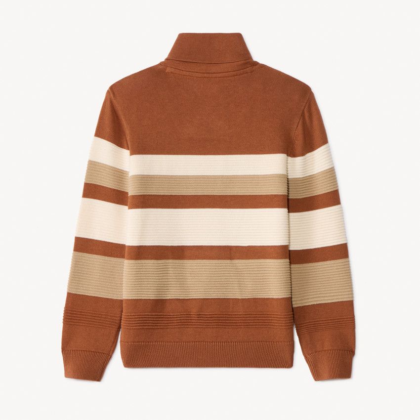 Pull Chaud Pour Garçon 10 Ans – Neuf Sans étiquettes, Couleur écru & Anthracite, Marque Gémo