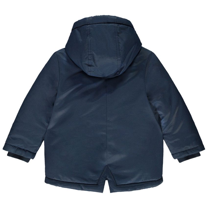 Orchestra Parka en twill avec poches a rabat et doublure en sherpa pour bebe garcon Bleu marine 6 mois Parka veste manteau pilote Bebe garcon Orchestra