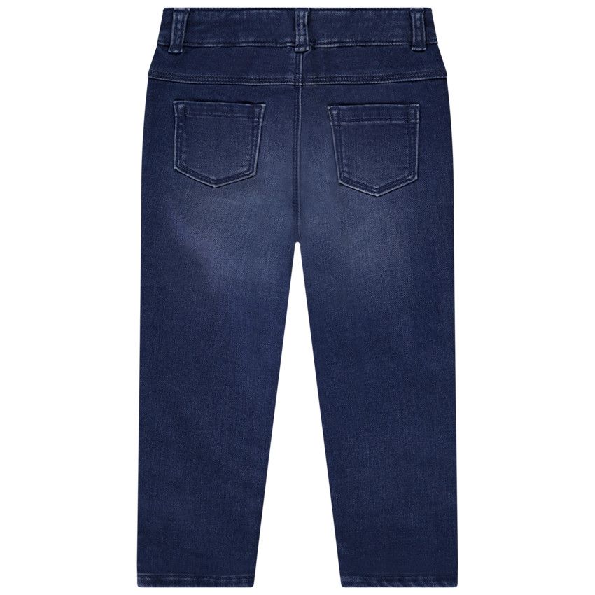 Pantalón Slim Spandex De Colegio Gris Niño