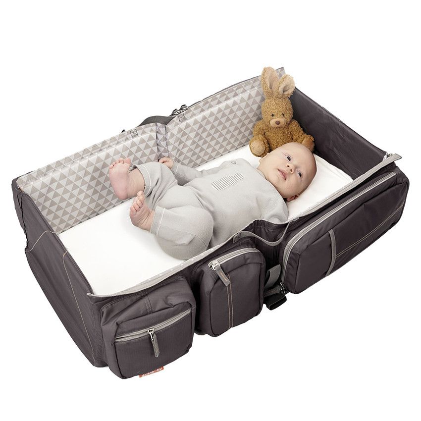 Doomoo Basics Sac à langer Baby Travel Taupe Beige Sacs à langer